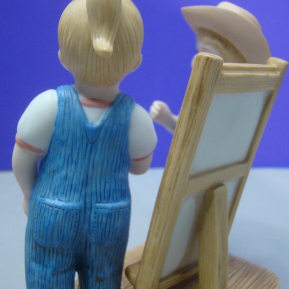 VTG Homco Home Interiors Denim Days Portrait of Debbie Figure # 15356-03 - Picture 8 of 16